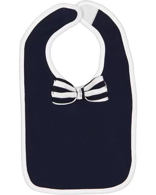 Rabbit Skins Infant Baby Rib Bow Tie Bib - R1002
