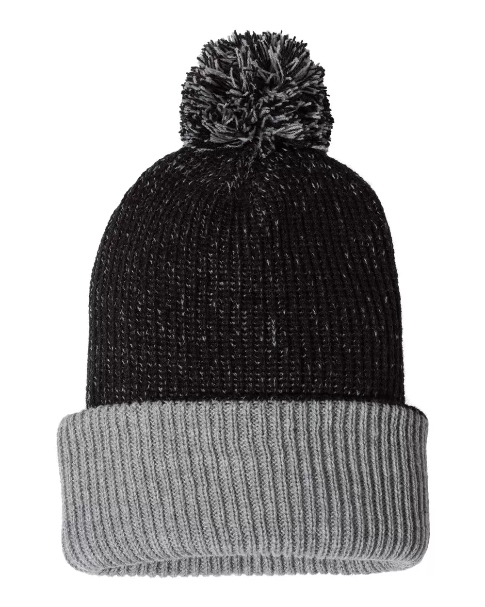 Sportsman SP70 12" Knit Speckled Pom-Pom Beanie