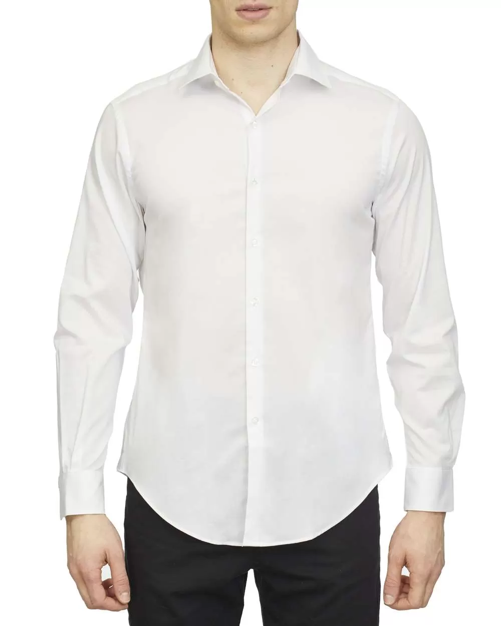 Van Heusen 18CV316 Slim-Fit Twill Shirt